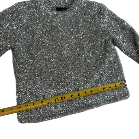 Mango Women's Crewneck Lurex Sweater Size Small - Picture 6 of 17